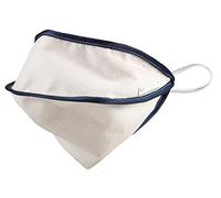 Mycroclean Italia Maschera 2020V3TN, Doppio Strato, Bianca/Bordo Blu, con Nasello, Riutilizzabile e Lavabile, Tipo II, BFE 99.8%, Adulti, Certificata CE, per Sanitari e Sala Operatoria