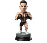 mydedor Bobblehead Boxer personalizzato - Uomo muscoloso personalizzato in posa pronto a combattere con guanti neri, regalo fatto a mano per atleti, allenatori e appassionati di sport