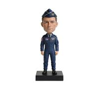 mydedor Bobblehead personalizzato, statuetta 3D dalla foto, statuetta pilota dell'aeronautica Bobblehead, statua uniforme militare personalizzata, regali per veterani collezionisti di aviatori