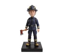 mydedor Statuetta 3D Bobblehead personalizzata da Photo Bobbleheads Vigile del fuoco Statuetta personalizzata con ascia del fuoco Statua del pompiere Regali per vigili del fuoco Caserma dei pompieri