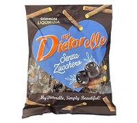 MyDietorelle Caramelle Gommose alla Liquirizia, Confezione da 24 Pezzi da 70 g