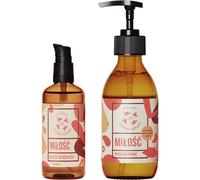 Mydlarnia Cztery Szpaki Set Amore 3: sapone liquido 300 ml + olio da massaggio