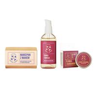 Mydlarnia Cztery Szpaki Set Dolce Prugna 2: sapone solido + olio superleggero + balsamo labbra