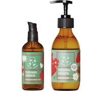 Mydlarnia Cztery Szpaki Set Fragola e Verbena 2: olio per massaggio viso e corpo + sapone liquido