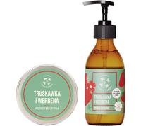 Mydlarnia Cztery Szpaki Set Fragola e Verbena 3: sapone liquido + mousse per il corpo