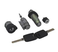 MYDMYGS Misura for Audi A6 C5 4B 4B0905851B 4D0905855G Set Completo di Blocco Interruttore di Accensione Porta Sinistra Tronco Cilindro della Serratura Cilindro(A6 SET)