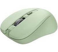 Trust Mydo Mouse Wireless Silenzioso, 82% Plastica Riciclata, 1000-1800 DPI, Microricevitore USB, RF 2.4GHz, per Mano Sinistra e Destra, Mouse Senza Fili per PC, Computer, Laptop, Mac - Verde