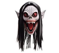 MYDVDHDV - Vampire Morbius Wig Latex Mask Horror Headwear for Halloween Carnival Costume Party Props