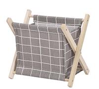 MYEBP Scaffale da Scrivania in Tessuto Piccolo Scaffale, Portariviste Pieghevole per Cosmetici, può Contenere Libri, Penne, Telecomandi, Telefoni Cellulari, Caricabatterie E Altri