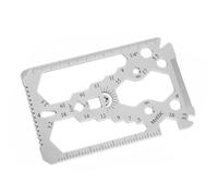 MyEDC 34 in 1 Multiuso tascabile - Multi Attrezzo Portatile - Carta di Credito Multiuso - Strumento Multifunzione - Inox - Regalo Uomo - Regalo Originale per Compleanno, Papà, Amico, Ragazzo