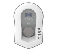myenergi zappi222UW Wallbox mit Steckdose, ohne Ladekabel, Typ 2, 22kW, 32A, 3-phasig, Weiß