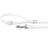 MyFamily Guinzaglio per Cani in Similpelle Bianco 110 x 1,2 cm Saint Tropez
