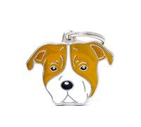 My Family - Medaglietta Cane American Staffordshire Terrier Varie Colorazioni