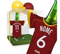 myfanshirt Personalizzato A. Rom Regalo Articoli di Fan per Gli Uomini | per Adatto di Roma Fan Maglia Calcio | Marito Nonno Fratello Compleanno Natale Pasqua raffreddatore di Camicie Scatola ITIT