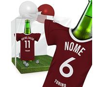 myfanshirt Personalizzato F. Torino Regalo Articoli di Fan per Gli Uomini | per Adatto di Torino Fan Maglia Calcio | Marito Compleanno Natale Pasqua raffreddatore di Camicie Scatola ITIT