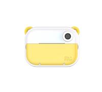 myFirst Camera Insta Wi, Fotocamera Digitale per Bambini a Doppio Obiettivo, Stampa Foto Instantanee, 12 MP, Wireless, Video Full HD, Schermo IPS da 2", Scheda TF fino a 32 GB non Inclusa, Giallo