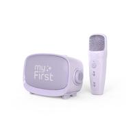 myFirst Voice 2, Karaoke per Bambini, con Microfono Wireless, 5 Effetti Vocali Divertenti, Altoparlante Portatile con Bluetooth, AUX, Slot per MicroSD non Inclusa, Controllo Eco & Riverbero, Lilla