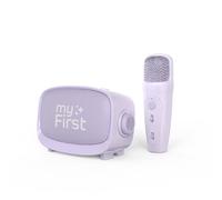 myFirst Voice 2, Karaoke per Bambini, con Microfono Wireless, 5 Effetti Vocali Divertenti, Altoparlante Portatile con Bluetooth, AUX, Slot per MicroSD non Inclusa, Controllo Eco & Riverbero, Lilla