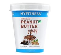 MYFITNESS Peanut Butter Chocolate Crispy Non-GMO Gluten-Free No Preservative All Natural Ingredient High Protein Made with American Recipe, 510 gm