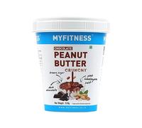 MYFITNESS Peanut Butter Chocolate Crunchy Non-GMO Gluten-Free No Preservative All Natural Ingredient High Protein Made with American Recipe, 510 gm