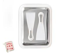 Myfroroll Ice Cream, Froroll Ice Cream, Instant Ice Cream Roller Maker, with 2Spatulas, for Gelato, Sorbet, and Frozen Yogurt (White)