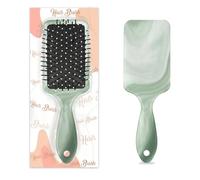 Myfsucce Spazzola per capelli da donna, spazzola districante massaggiante con motivo a onde di marmo verde menta, antistatica, per capelli bagnati/asciutti