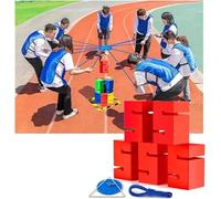 MYFTNP Attività Di Gruppo Allaperto: Giochi Divertenti E Competitivi, Giochi Di Team Building Con Torri Di Blocchi, Promozione Della Comunicazione Amichevole, Per Eventi Aziendali, Aule Scolastiche,