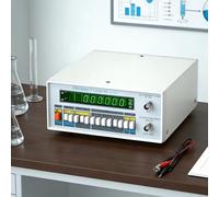 MYFTNP Frequenzimetro Digitale Multifunzionale, Contatore di Frequenza Ad Alta Precisione con Piedini Antiscivolo, Display a LED a 8 Cifre, Circuito a Basso Consumo, per La Manutenzione di Laboratori