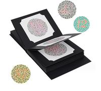 MYFTNP Tabella del Test per Il Daltonismo, Libri di Tabelle del Test di Ishihara con 38 Tavole, Design Digitale Nascosto, Design di Classificazione, per Centro di Assistenza Visiva Negozio