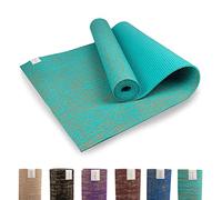 Myga RY1332 - Tappetino Da Yoga In Iuta, Ad Alte Prestazioni, Vegano, Tappetino Da Yoga Ecologico Biodegradabile Con Retro in PVC, Spessore 5 mm, Acqua