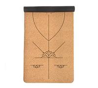 Myga Tappetino da Yoga in Sughero - Tappetino per Esercizi Extra Large con Ottima Presa per Yoga, Pilates, Stretching e Fitness - 205 x 70 cm, Spessore 6 mm (Allineamento)
