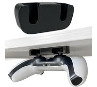 MyGadget 2X Supporto per Controller PS5 / PS4 sotto il Tavolo - 2 Metodi di Fissaggio (Colla o Viti) - Porta Joystick Orizzontale - Joypad Stand - Nero