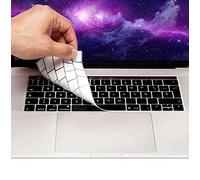 MyGadget Copritastiera compatibile con Apple MacBook Pro 13 Pollici & 15" Touchbar - Protezione Tastiera QWERTY [Spagnolo] in Silicone Flessibile - Skin Nero