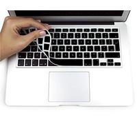 MyGadget Copritastiera compatibile con Apple MacBook Pro Retina 13 Pollici & 15" - Protezione Tastiera QWERTY [Inglese UK] Silicone - Skin Nero