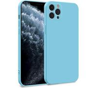MyGadget Cover per iPhone 11 Pro Max - Custodia in Silicone Morbido a Doppio Strato - Case con Protezione Fotocamera & Fodera Interna Antigraffio - Turchese