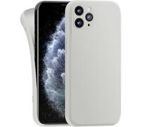 MyGadget Cover per iPhone 11 Pro Max - Custodia Protettiva in Silicone Morbido - Case TPU Flessibile - Ultra Protezione Antiurto & Antiscivolo Crema
