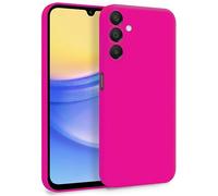 MyGadget Cover per Samsung Galaxy A15 5G - Custodia in Silicone Morbido a Doppio Strato - Case con Protezione Fotocamera & Fodera Interna Antigraffio - Magenta Rosso