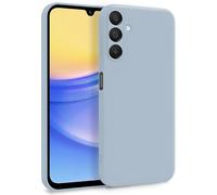 MyGadget Cover per Samsung Galaxy A15 5G - Custodia in Silicone Morbido a Doppio Strato - Case con Protezione Fotocamera & Fodera Interna Antigraffio - Azzuro