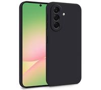MyGadget Cover per Samsung Galaxy A56 5G - Custodia in Silicone Morbido a Doppio Strato - Case con Protezione Fotocamera & Fodera Interna Antigraffio - Nero