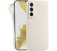 MyGadget Cover per Samsung Galaxy S22 Plus - Custodia Protettiva in Silicone Morbido - Case TPU Flessibile - Ultra Protezione Antiurto & Antiscivolo Crema