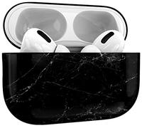 MyGadget Cover Rigida Compatibile con Apple AirPods Pro - Hardcase Antiurto - Case per Cuffie Auricolari - Skin Marmo Nero