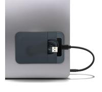 MyGadget Custodia per Hard Disk SSD Esterno | Borsa Adesiva per Laptop - SanDisk Portable | Samsung | Toshiba | Magic Mouse | Cavo USB, ecc. - Case Autoadesiva - Grigio