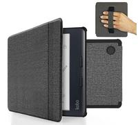 MyGadget Custodia per Kobo Libra Colour 2024 | Libra 2 2021 - Cover con Funzione Sonno | Sveglia automatica Integrata Grigio Chiaro