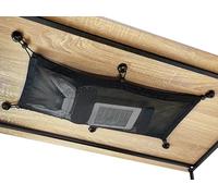 MyGadget Nascondi Cavi Scrivania - [ 63 cm x 25,5 cm ] - Rete per Cable Managment senza Fori - Supporto Organizza Fili sotto il Tavolo - in Nero