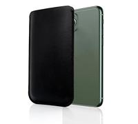 MyGadget Smartphone Sleeve per iPhone X | XS | 11 Pro - Custodia in Pelle PU Pouch in Cuoio Sintetico - Case Calzino in Similpelle - Nero