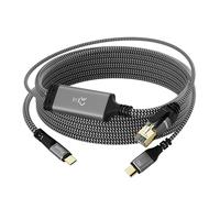 Mygatti Cavo adattatore da Ethernet(con porta di ricarica PD da 100W) a USB-C(3 metri),adattatore di rete Gigabit Type-C a RJ45 LAN,compatibile con laptop,MacBook Pro/Air,iPad Pro,iPhone 15/16 serie