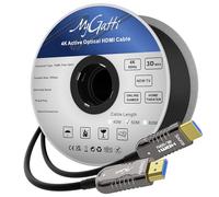 Mygatti Cavo Fibra ottico 4K HDMI 50 metri,cavi HDMI 2.0,4K@60Hz 18Gbps High Speed UHD Fiber Optic AOC,4:4:4 RGB, alloggiamento in lega di zinco, sottile diametro esterno: 4,8 mm