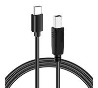 Mygatti Cavo USB 2.0 C per stampante da 5 m,cavo MIDI da Tipo-B a Tipo-C,compatibile con tastiera per pianoforte Yamaha,DAC,controller DJ,TV touchscreen con porta USB-B e altro ancora.