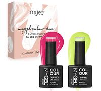 MyGel by MYLEE Rave On Set Smalto per Unghie Gel Semipermanente 2x10ml UV/LED Nail Art Manicure Pedicure per Uso Professionale e Domestico - Lunga Durata e Facile da Usare
