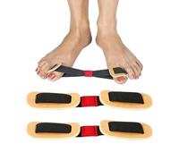 MYGLOAR 2 pezzi cinghie di allenamento espansore alluce valgo, separatore dita, correzione alluce valgo, set di correzione falange per donne e uomini, allevia il dolore all'alluce valgo